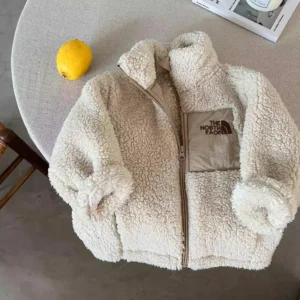 kids designer clothes Fuzzy Lamb Coat Chic Winter Sherpa Jacket for Boys