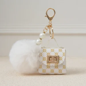 Luxury Brand Designer Jewelry Mini High-End Small Bag Keychain Coin Purse Pendant Phone Bag Accessory for Women