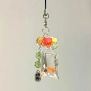 Fish Cute Phone Charms Pendant Keychain Y2K Strap Ins Flower Lanyard Trendy Sweet Jellyfish Star for Bag Decor Jewelry