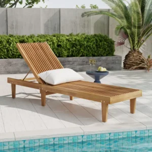 NADINE Garden Chaise Lounge Chairs - Outdoor Patio Furniture Set for Modern Comfort and Durable Relaxation
