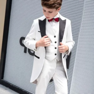 Three Pieces Wedding Groom Tuxedos For Boys Teens